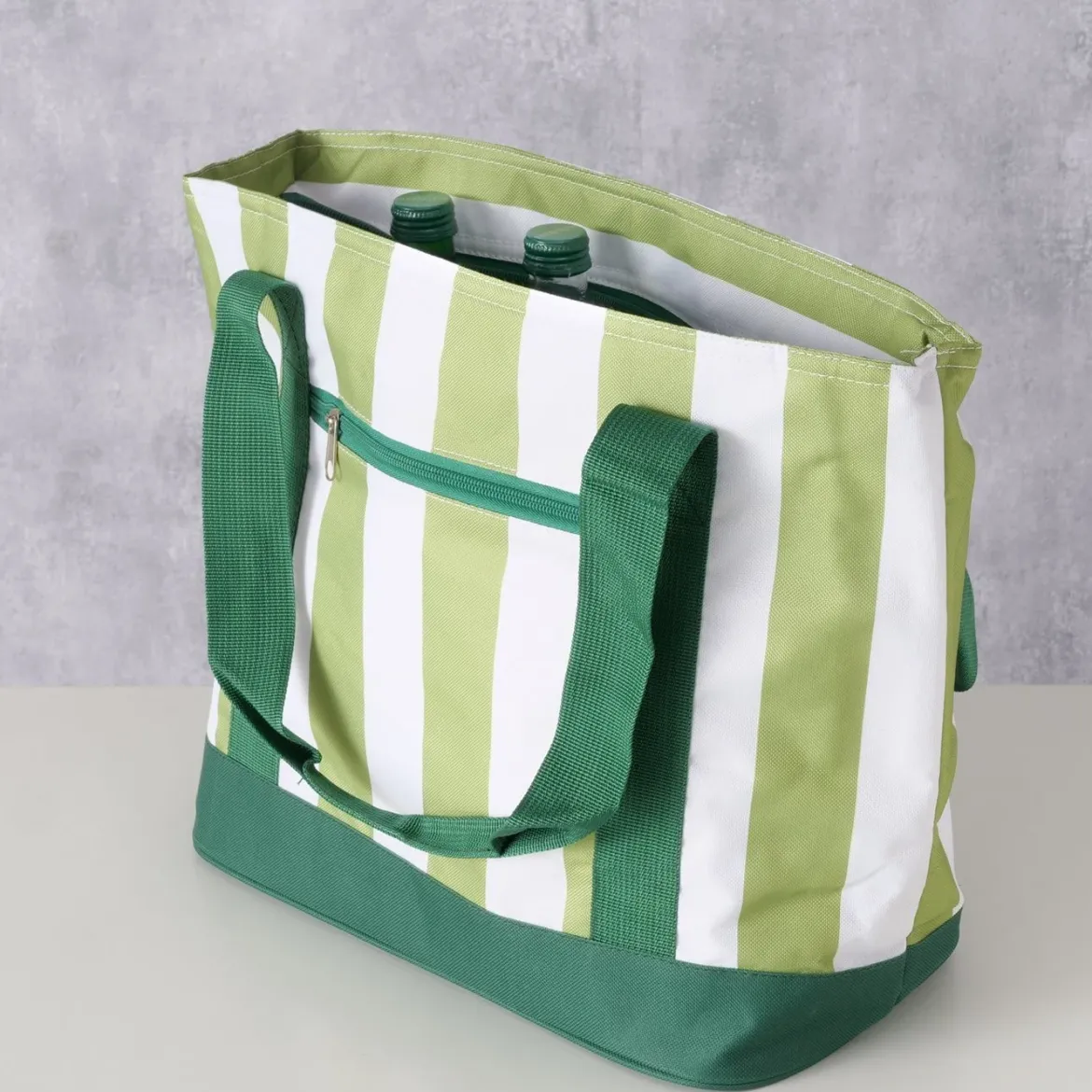 Torba termiczna w pasy CHEERFUL, 30 x 17 x 40 cm