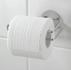 Uchwyt na papier toaletowy, Turbo-Loc - stal chromowana, WENKO