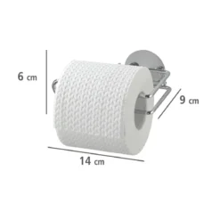 Uchwyt na papier toaletowy, Turbo-Loc - stal chromowana, WENKO