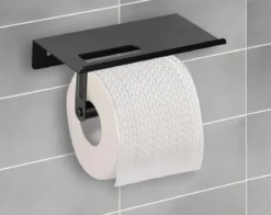Uchwyt na papier toaletowy z półką na komórkę