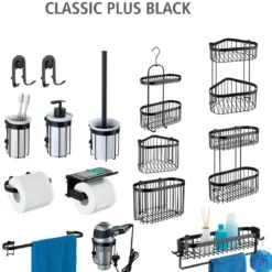 Uchwyt na papier z półką Classic Plus, WENKO