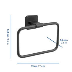 Uchwyt na ręcznik w formie ringu PORTO, 6,5 x 19 x 14,5 cm WENKO