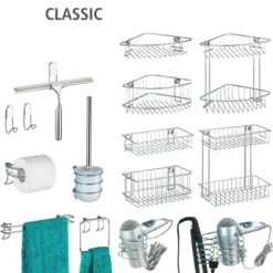 Uchwyt na suszarkę do włosów CLASSIC - stal chromowana, WENKO