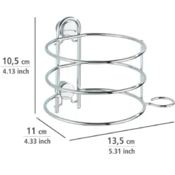 Uchwyt na suszarkę do włosów CLASSIC - stal chromowana, WENKO