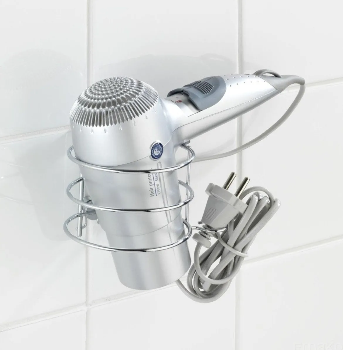 Uchwyt na suszarkę do włosów CLASSIC - stal chromowana, WENKO