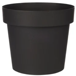 Uniwersalna doniczka plastikowa, antracytowa