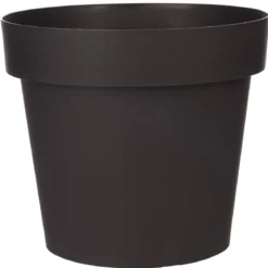 Uniwersalna doniczka plastikowa, antracytowa