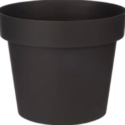 Uniwersalna doniczka plastikowa, antracytowa