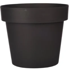 Uniwersalna doniczka plastikowa, antracytowa