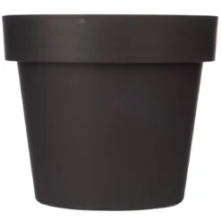 Uniwersalna doniczka plastikowa, antracytowa