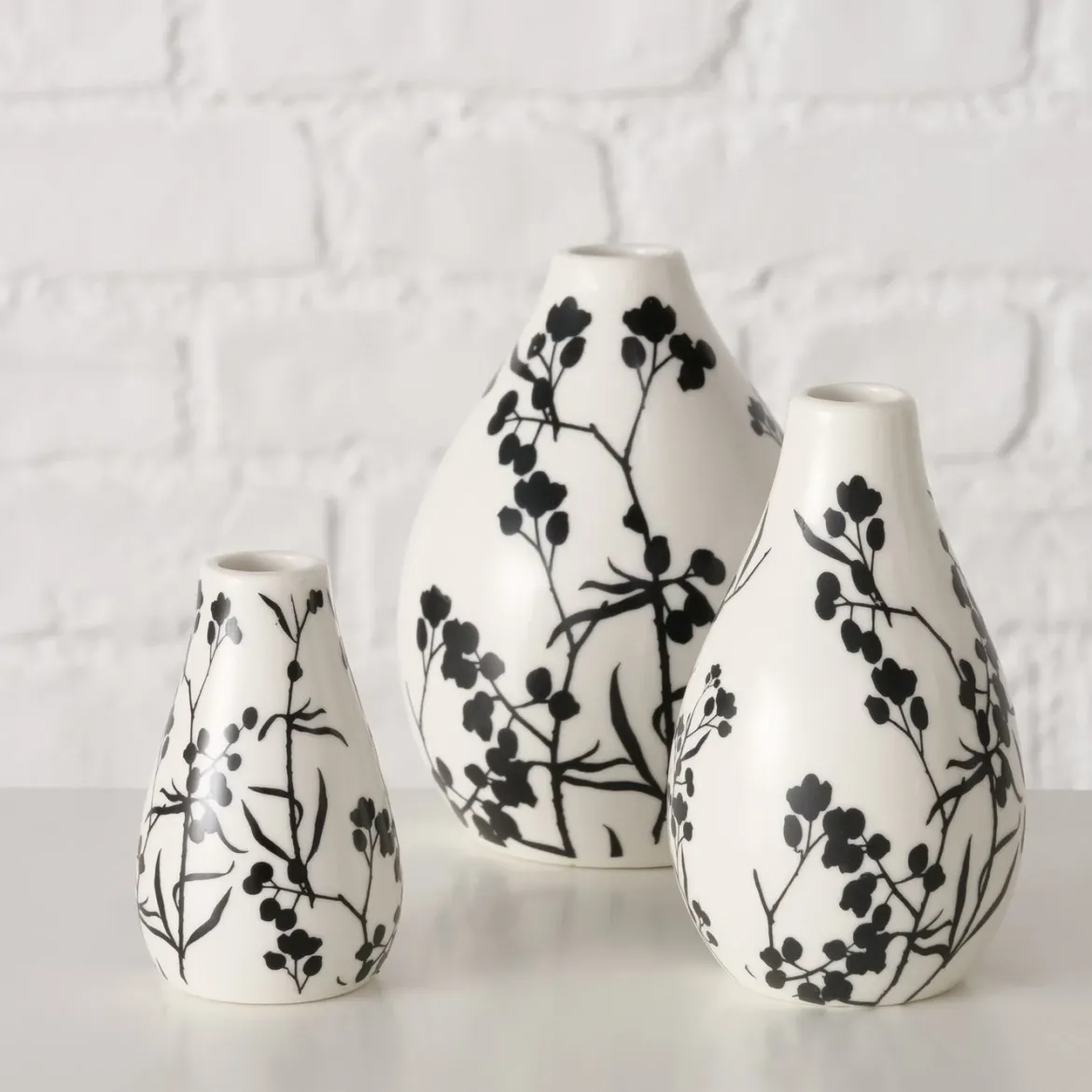 Wazon ceramiczny BERRIES, 3 sztuki