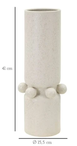 Wazon ceramiczny BUBBLES, Ø 15,5 x 41 cm