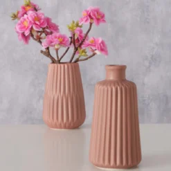 Wazon ceramiczny ESKO, ręcznie malowany, 17 cm