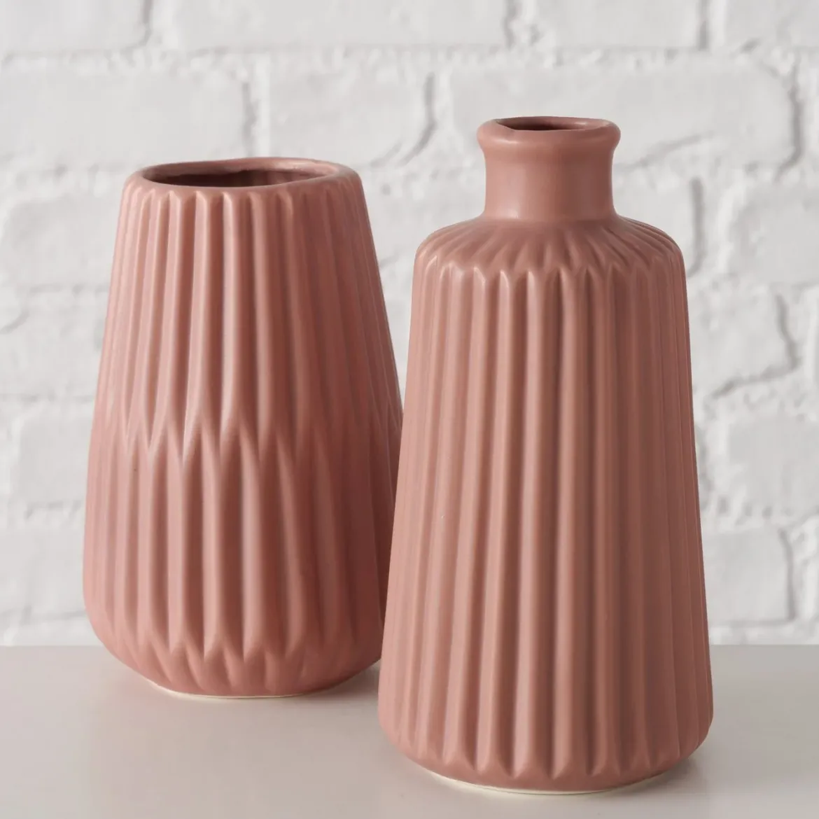 Wazon ceramiczny ESKO, ręcznie malowany, 17 cm