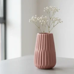 Wazon ceramiczny ESKO, ręcznie malowany, 17 cm
