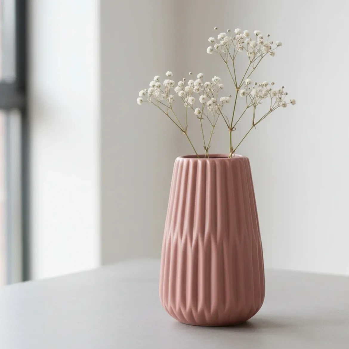 Wazon ceramiczny ESKO, ręcznie malowany, 17 cm