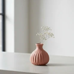 Wazon ceramiczny ESKO, ręcznie malowany, 13 cm