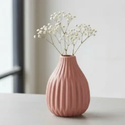 Wazon ceramiczny ESKO, ręcznie malowany, 13 cm
