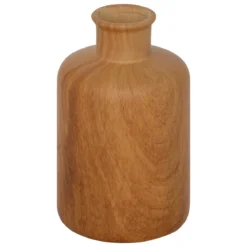 Wazon ceramiczny SAO, efekt drewna, 17,5 cm