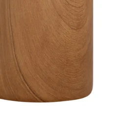 Wazon ceramiczny SAO, efekt drewna, 20 cm