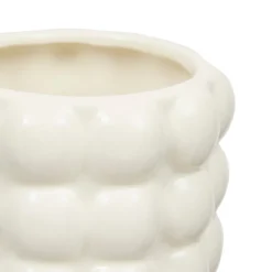 Wazon ceramiczny SKY, Ø 10,5 x 23 cm, biały