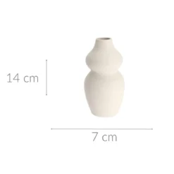 Wazon dekoracyjny z ceramiki, wys. 14 cm