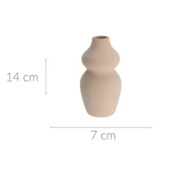 Wazon dekoracyjny z ceramiki, wys. 14 cm