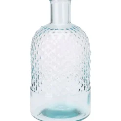 Wazon szklany butelka, z recyklingu, 23 cm