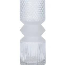 Wazon szklany cylindryczny, 25 cm
