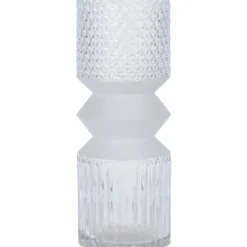 Wazon szklany cylindryczny, 25 cm