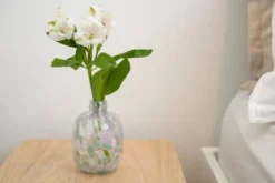 Wazon szklany OMBRA, 13 cm, unikatowy wzór