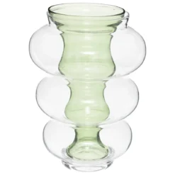 Wazon szklany podwójny MATALI, 36 cm