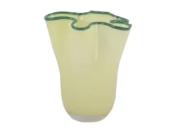 Wazon szklany RUFFLES, 22 cm