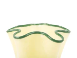 Wazon szklany RUFFLES, 22 cm