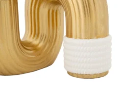 Wazon w kształcie fali z polyresinu, wys. 13 cm