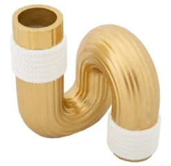Wazon w kształcie fali z polyresinu, wys. 13 cm