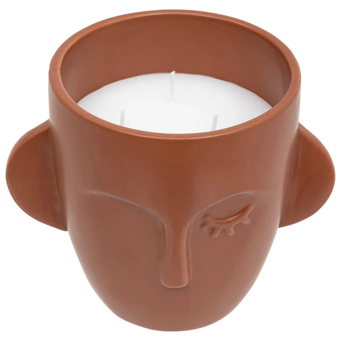 Świeca ozdobna, zapachowa MAYA, twarz, 520 g