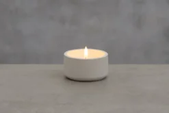 Świeca woskowa LED z płomieniem 3D, Ø 10 cm