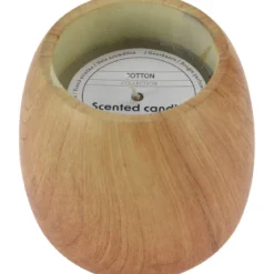 Świeca zapachowa z cementowej osłonce, zapach bawełny, Ø 11,8 cm