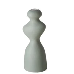Świecznik ceramiczny o nieregularnym kształcie MORANA, 22 cm
