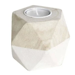 Świecznik drewniany Pure na tealighty