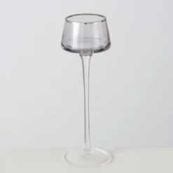 Świeczniki szklane SMOLA, 2 szt. 20-23 cm