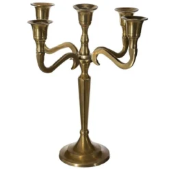 Świecznik metalowy 22 cm
