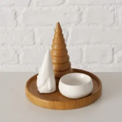 Świecznik na tealight AMIRA z choinką, Ø 13 cm