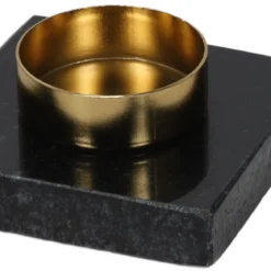 Świecznik na tealight, granitowa podstawa, 7 cm