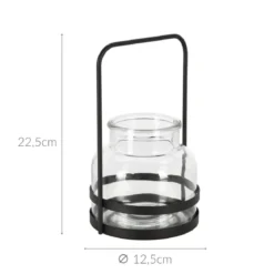 Świecznik na tealight, metalowy uchwyt
