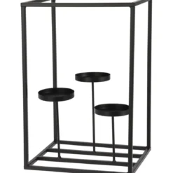 Świecznik na tealighty, 36 cm, metalowy