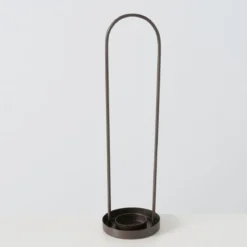 Świecznik szklany na tealight ZENOR, 29 cm