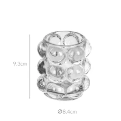 Świecznik ze zdobieniami ARTY, Ø 8,4 cm
