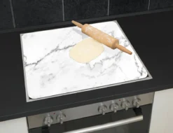 Wielofunkcyjna płyta kuchenna z hartowanego szkła MARBLE